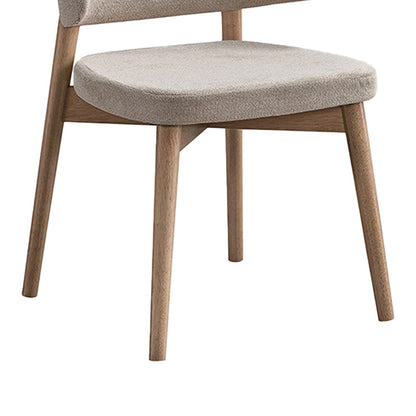 Καρέκλα Siena Rubberwood σε Φυσική-Μπεζ Απόχρωση 48x50x81