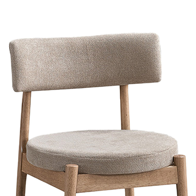 Καρέκλα Raudi Rubberwood σε Φυσική-Μπεζ Απόχρωση 45.5x45.5x81