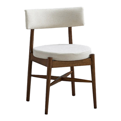 Τραπεζαρία Eleganza-Raudi Σετ 7 Τεμ MDF σε Καρυδί-Εκρού Απόχρωση 180x99x75.8