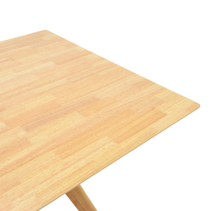Τραπέζι Raffles Rubberwood με MDF σε Φυσική Απόχρωση 150x90x76
