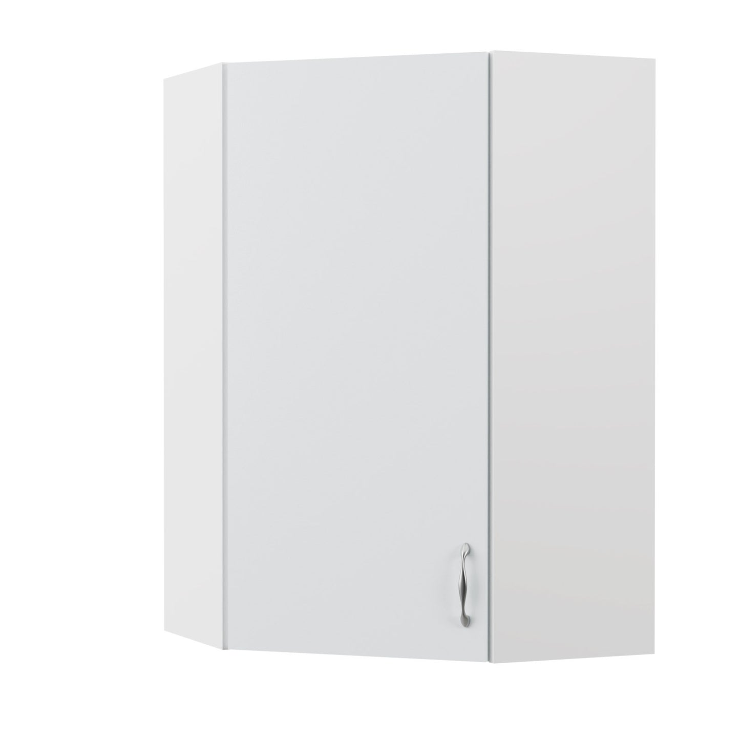 Modest Πάνω Ντουλάπι Γωνιακό Λευκό 60-60x30x92