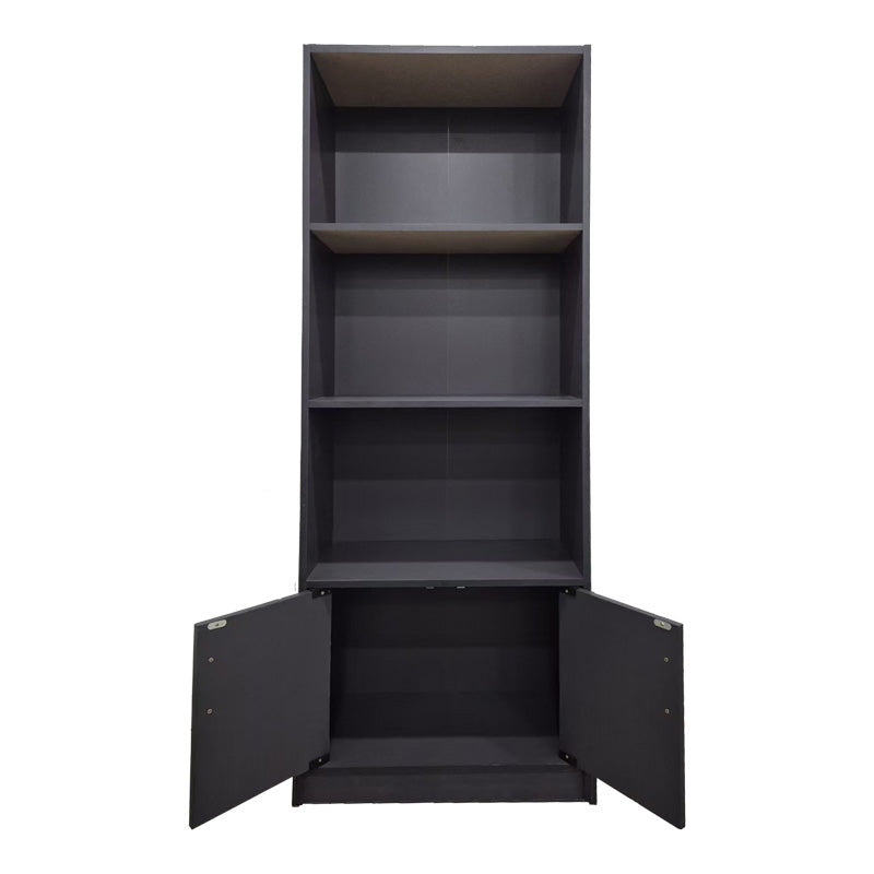 Βιβλιοθήκη Tekaro σε Ανθρακί Απόχρωση 60x29x166