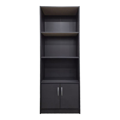 Βιβλιοθήκη Tekaro σε Ανθρακί Απόχρωση 60x29x166