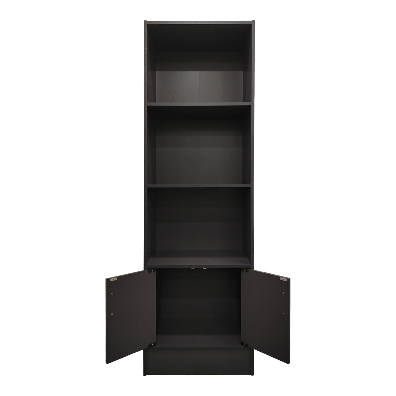 Βιβλιοθήκη Tekaro I σε Ανθρακί Απόχρωση 57x33x180