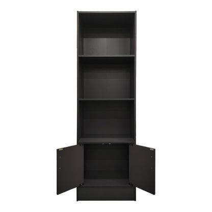 Βιβλιοθήκη Tekaro I σε Ανθρακί Απόχρωση 57x33x180