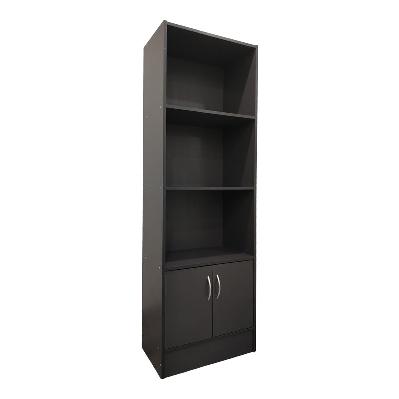 Βιβλιοθήκη Tekaro I σε Ανθρακί Απόχρωση 57x33x180