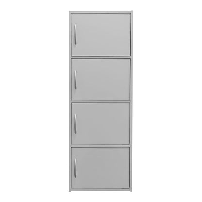 Ντουλάπι-Στήλη Gabino I σε Λευκή Απόχρωση 40x34.5x120