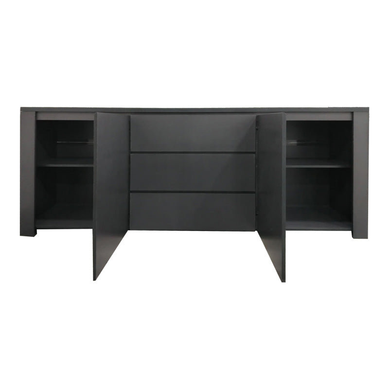 Μπουφές Kalya σε Ανθρακί Απόχρωση 220x49x89.5