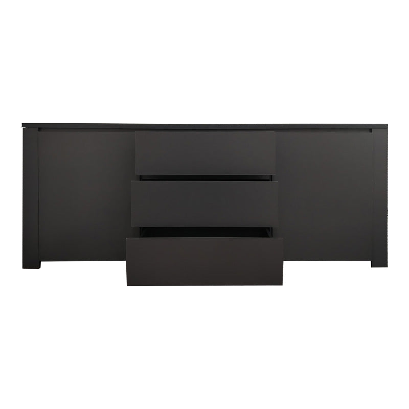 Μπουφές Kalya σε Ανθρακί Απόχρωση 220x49x89.5