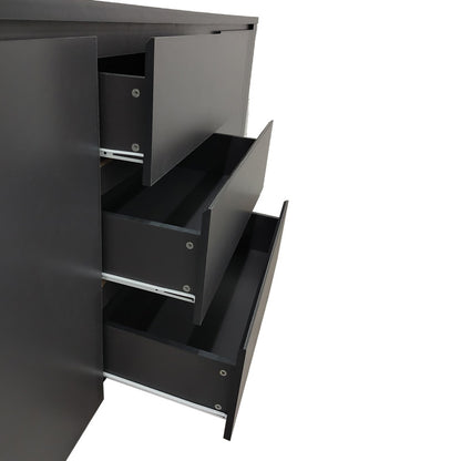 Μπουφές Kalya σε Ανθρακί Απόχρωση 220x49x89.5