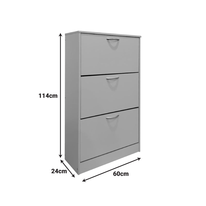 Παπουτσοθήκη Savaz σε Λευκή Απόχρωση 60x24x114