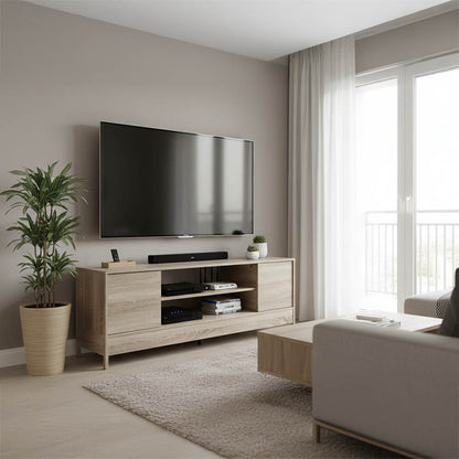 Έπιπλο Τηλεόρασης Sasa σε Sonoma Απόχρωση 120x35x41.5