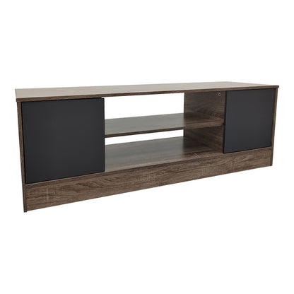 Έπιπλο Τηλεόρασης Sasa σε Oak-Ανθρακί Απόχρωση 120x35x41.5