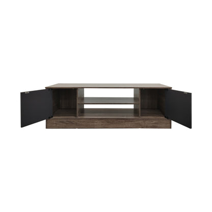 Έπιπλο Τηλεόρασης Sasa σε Oak-Ανθρακί Απόχρωση 120x35x41.5
