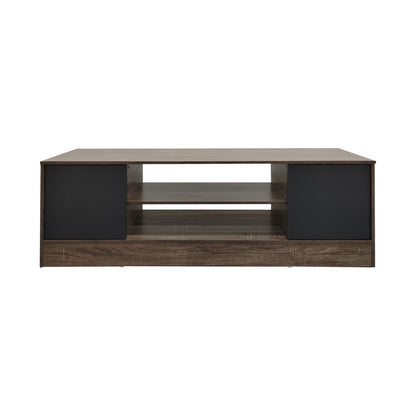 Έπιπλο Τηλεόρασης Sasa σε Oak-Ανθρακί Απόχρωση 120x35x41.5