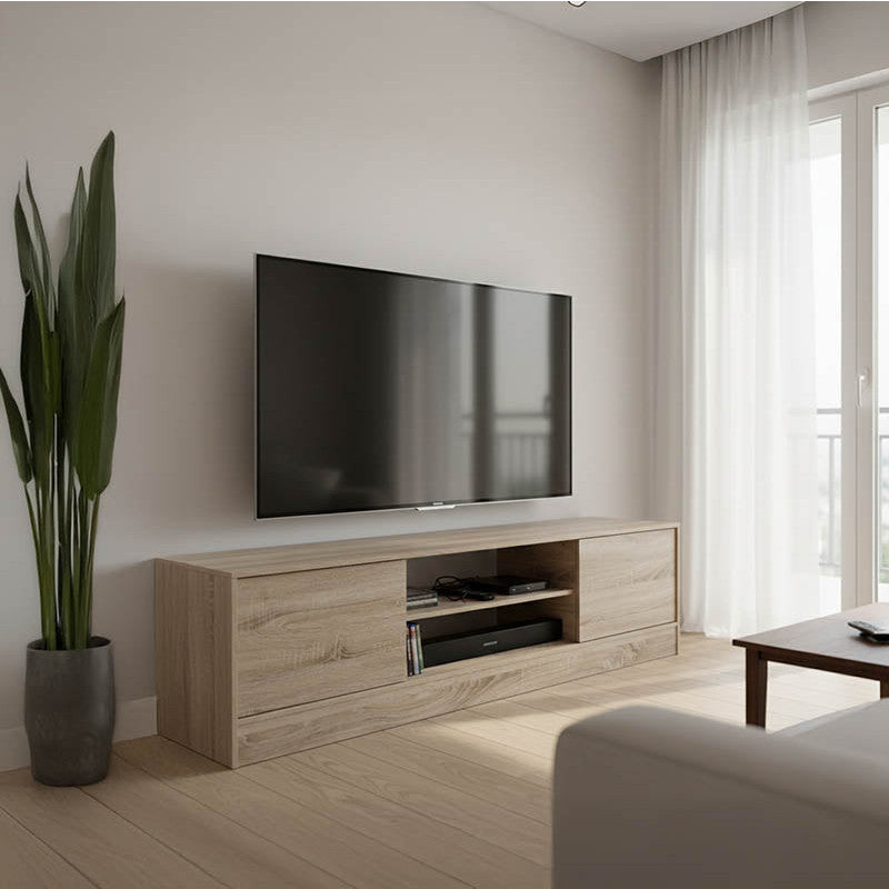 Έπιπλο Τηλεόρασης Sasa I σε Sonoma Απόχρωση 150x35x41.5
