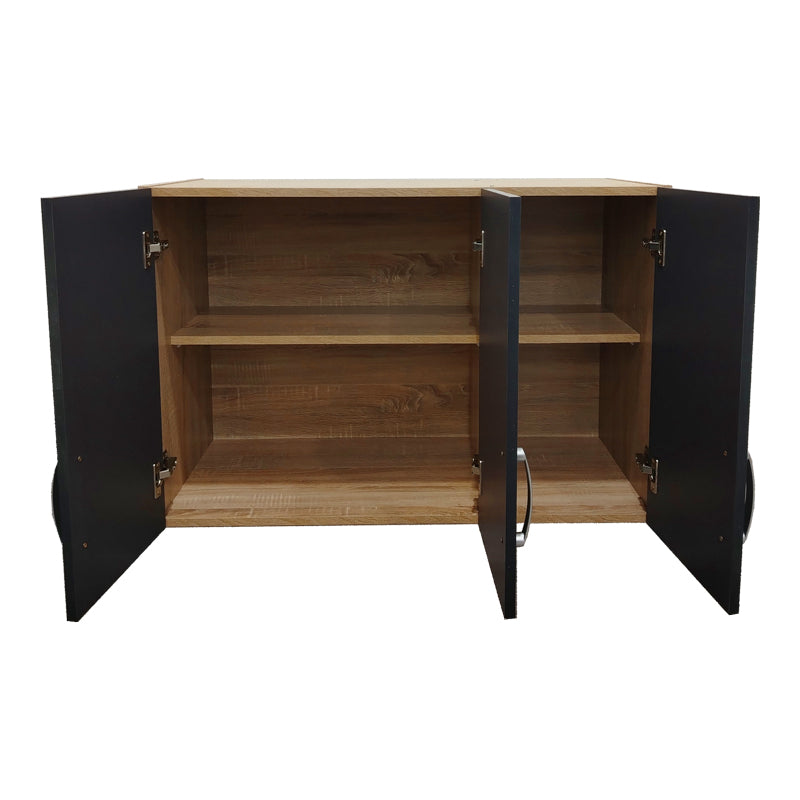 Πατάρι Ντουλάπας Τρίφυλλο Lego σε Sonoma-Ανθρακί Απόχρωση 90x41.5x60