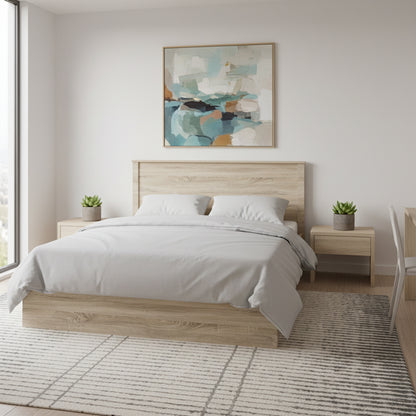 Κρεβάτι Athos σε Sonoma Απόχρωση 160x200εκ