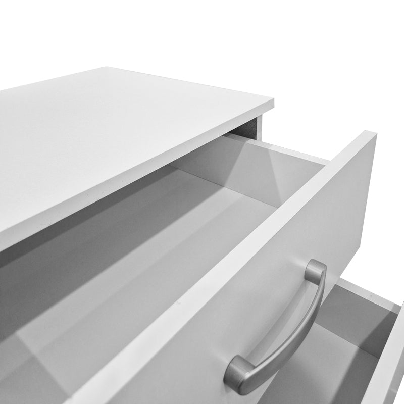 Κομοδίνο Athos σε Λευκή Απόχρωση 48x40x41.5