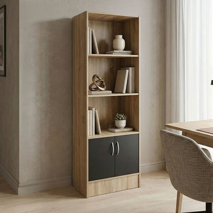 Βιβλιοθήκη Tekaro Sonoma-Ανθρακί 57x33x180
