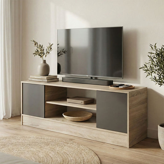 Έπιπλο Τηλεόρασης Sasa Sonoma-Ανθρακί 120x35x41.5