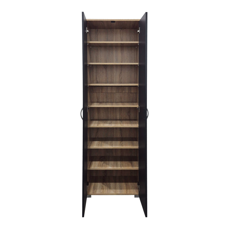 Παπουτσοθήκη-Ντουλάπα Racka Sonoma-Ανθρακί 58x34x186