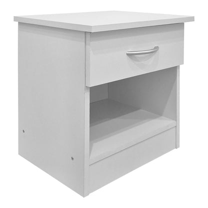 Κομοδίνο Bedy Λευκό 40x34x42