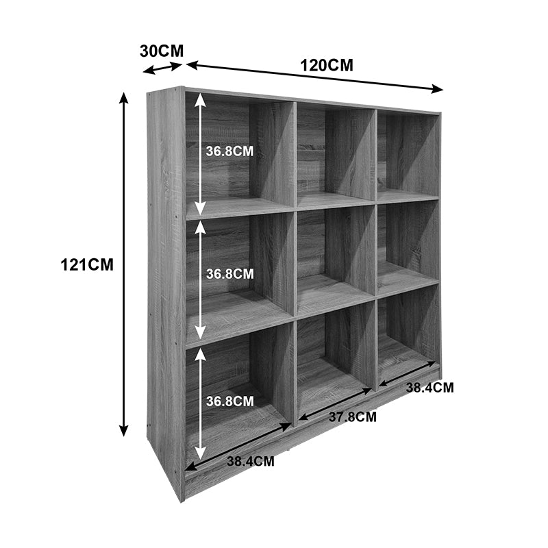 Βιβλιοθήκη Gridea Λευκό 119.5x30x121