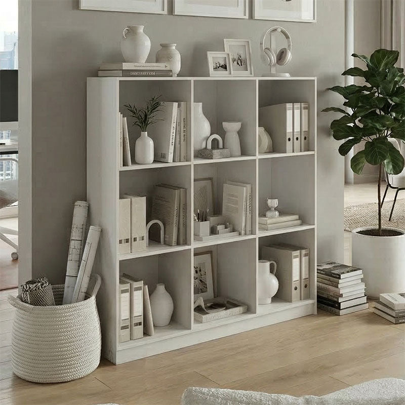Βιβλιοθήκη Gridea Λευκό 119.5x30x121
