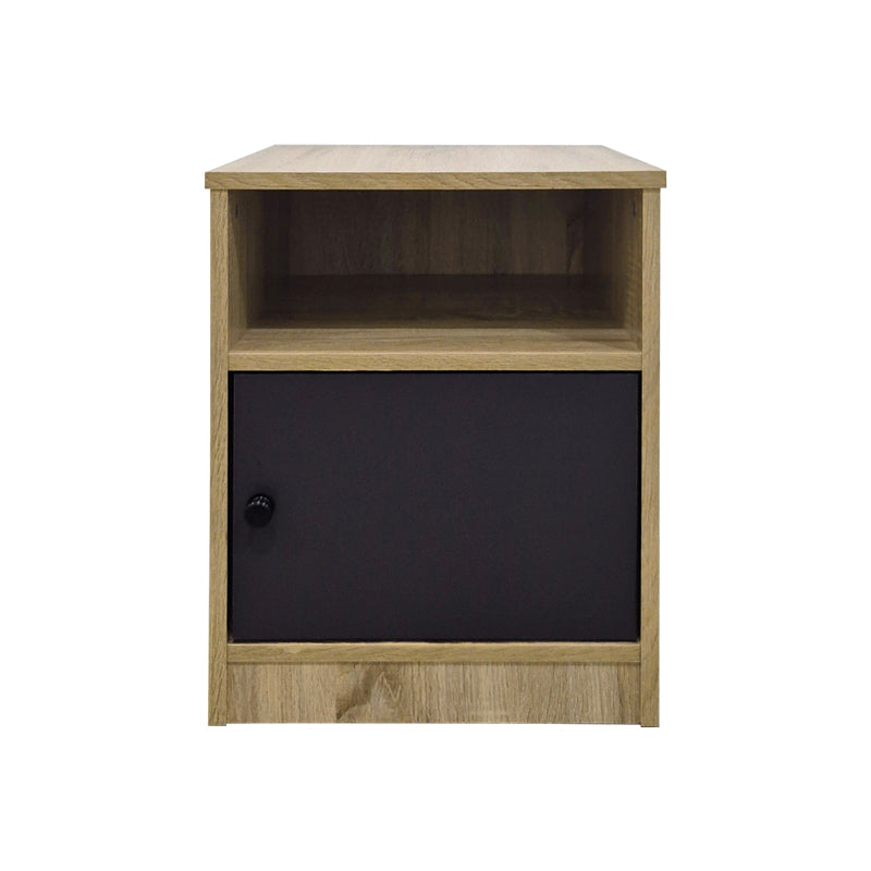 Κομοδίνο Lenea Sonoma-Ανθρακί 40x40x50