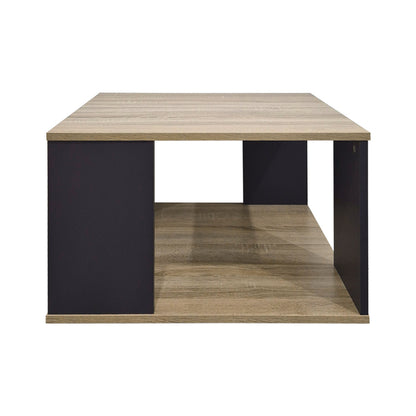 Τραπέζι Σαλονιού Zelegan Sonoma-Ανθρακί 60x60x39