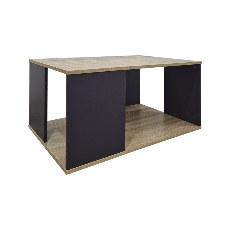 Τραπέζι Σαλονιού Zelegan Sonoma-Ανθρακί 90x90x44.5