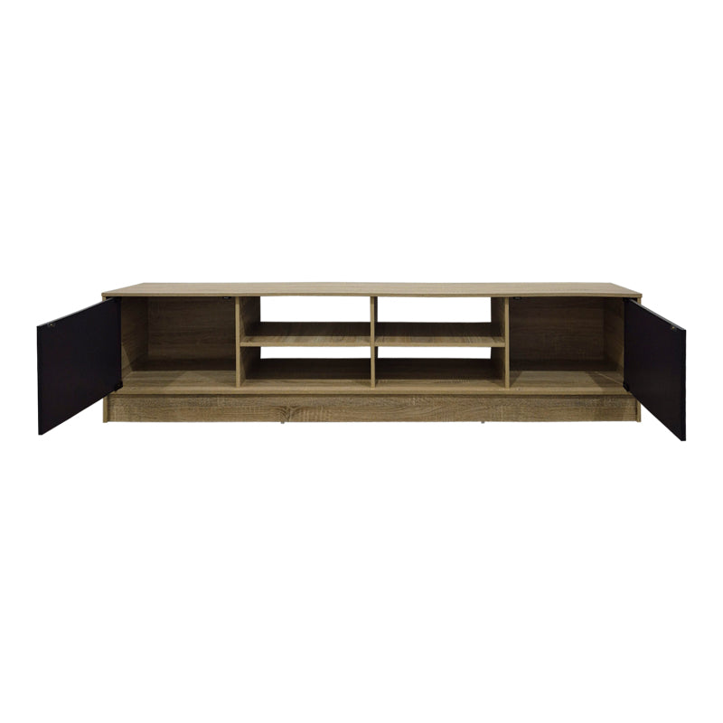 Έπιπλο Τηλεόρασης Tivia Sonoma-Ανθρακί 180x35x41.5
