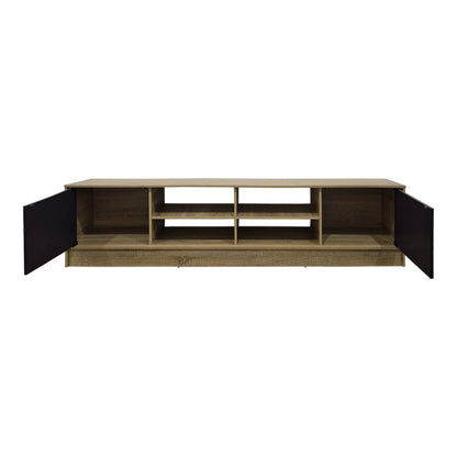 Έπιπλο Τηλεόρασης Tivia Sonoma-Ανθρακί 180x35x41.5