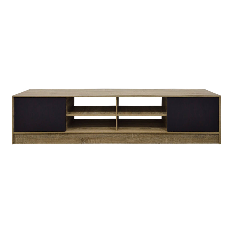 Έπιπλο Τηλεόρασης Tivia Sonoma-Ανθρακί 180x35x41.5