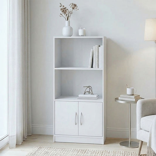 Βιβλιοθήκη Tekaro Λευκή 60x30x120