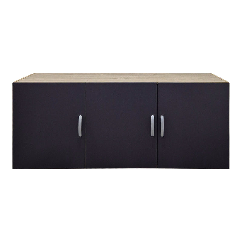 Πατάρι Ντουλάπας Τρίφυλλο Alvia Sonoma-Ανθρακί 150x51x60