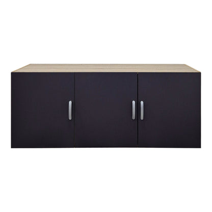 Πατάρι Ντουλάπας Τρίφυλλο Alvia Sonoma-Ανθρακί 150x51x60
