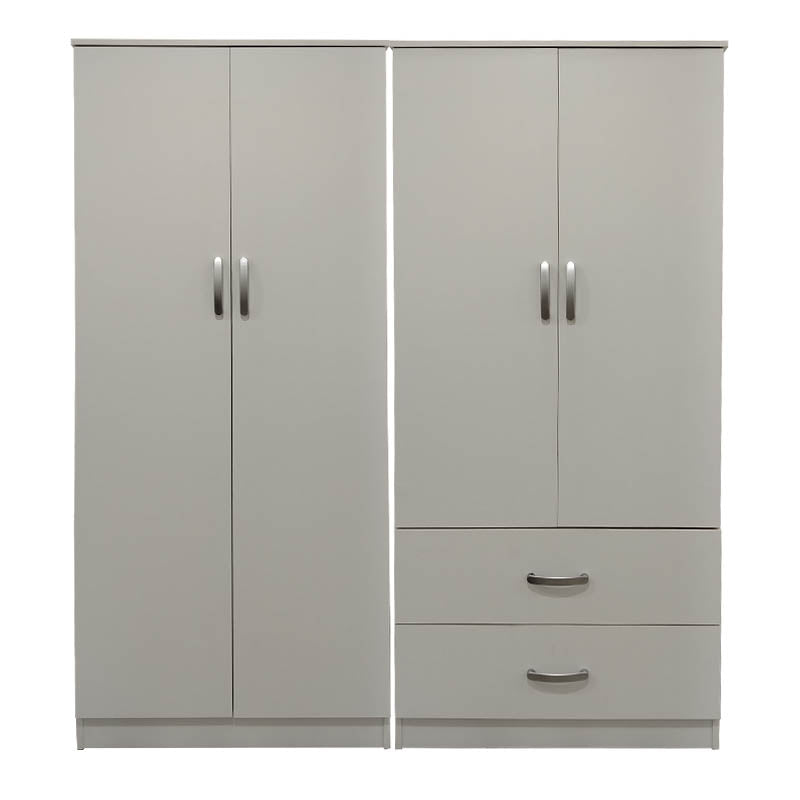 Ντουλάπα Τετράφυλλη Lego Λευκή 160x42x180