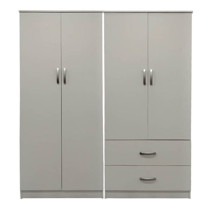 Ντουλάπα Τετράφυλλη Lego Λευκή 160x42x180