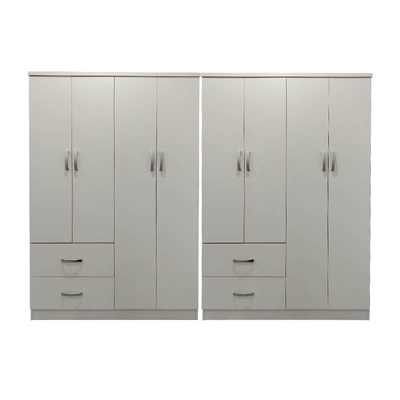 Ντουλάπα Οχτάφυλλη Lego Λευκή 241x42x181