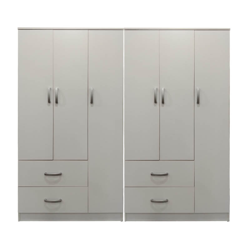 Ντουλάπα Εξάφυλλη Lego Λευκή 180x42x180