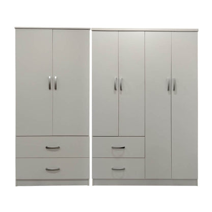 Ντουλάπα Εξάφυλλη Lego Λευκή 200,5x42x180