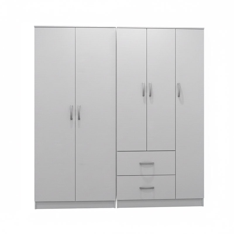 Ντουλάπα Πεντάφυλλη Lego I Λευκή 170x42x180