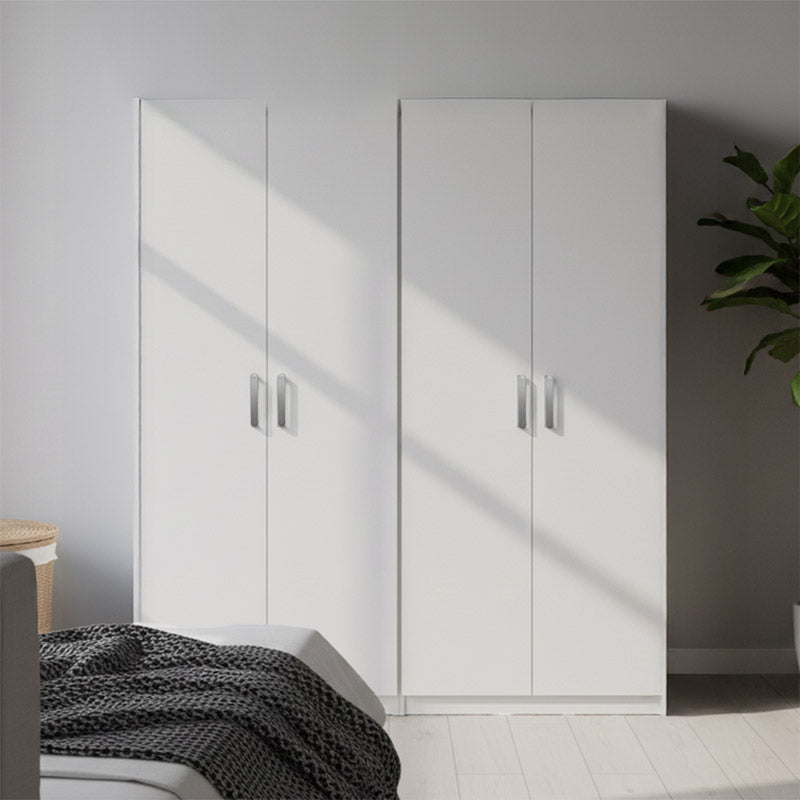 Ντουλάπα Τετράφυλλη Lego Ι Λευκή 160x42x180