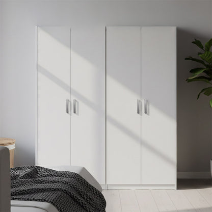 Ντουλάπα Τετράφυλλη Lego Ι Λευκή 160x42x180