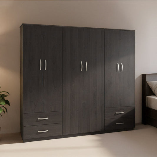 Ντουλάπα Εξάφυλλη Lego Wenge 240x42x180