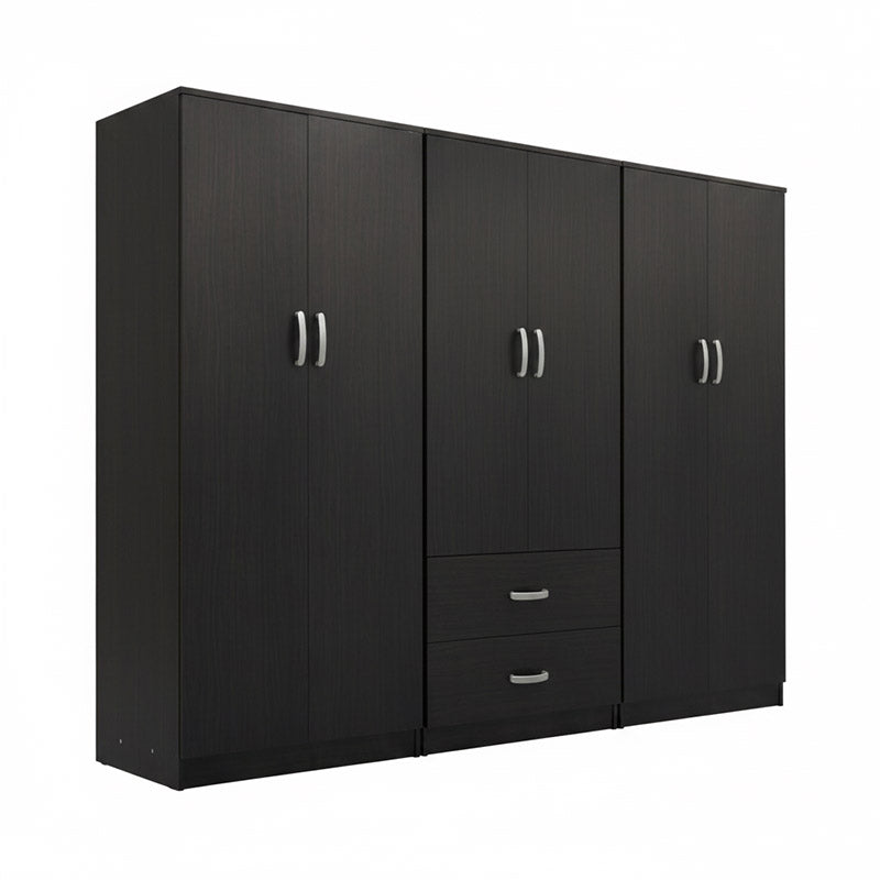 Ντουλάπα Εξάφυλλη Lego Ι Wenge 240x42x180