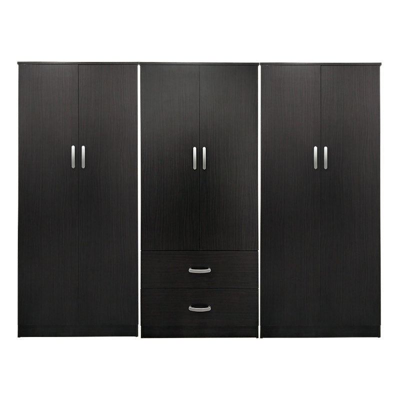 Ντουλάπα Εξάφυλλη Lego Ι Wenge 240x42x180