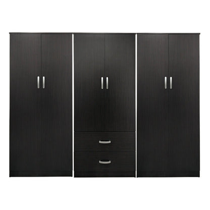 Ντουλάπα Εξάφυλλη Lego Ι Wenge 240x42x180